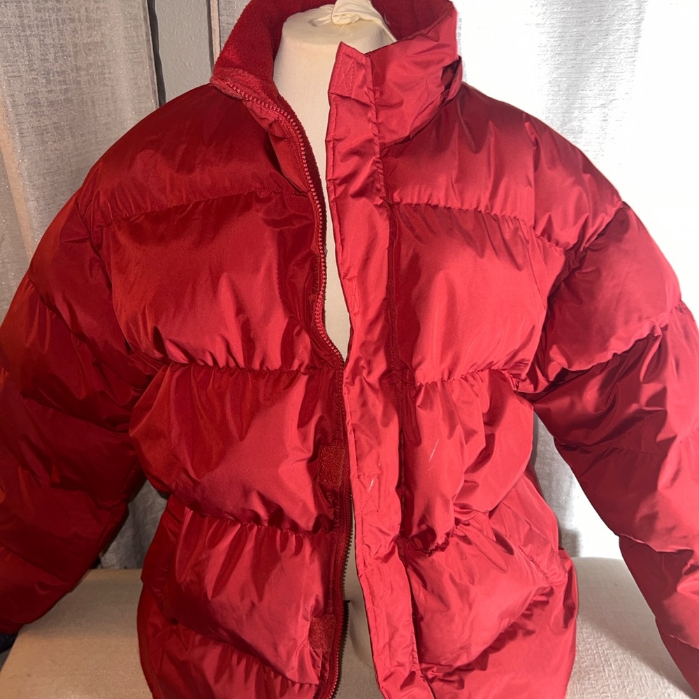 Avalon Red Puffer Jacket